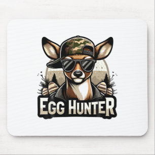 Tapis De Souris Chasseur d'oeufs Cerf Buck Byckward Casquette Cerf