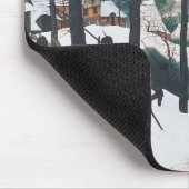 Tapis De Souris Chasseurs dans la neige par Bruegel (Coin)