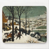 Tapis De Souris Chasseurs dans la neige par Pieter Bruegel l'Ancie (Devant)