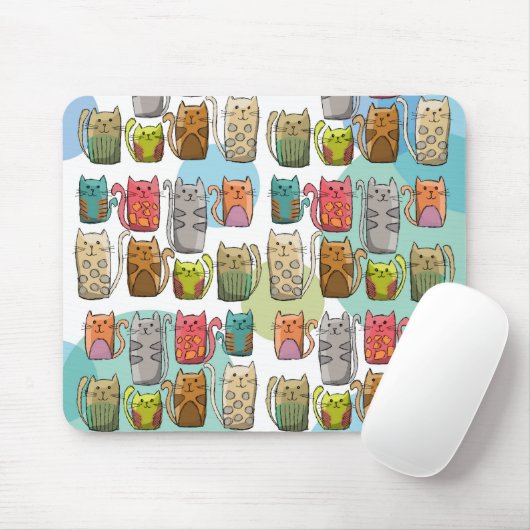 Tapis De Souris Chat! (Avec souris)