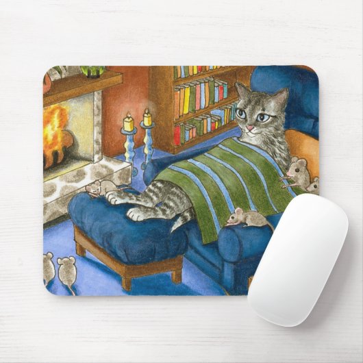 Tapis De Souris chat 459 (Avec souris)