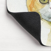Tapis De Souris Chat à l'aquarelle (Coin)