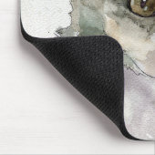 Tapis De Souris Chat à l'aquarelle (Coin)