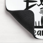 Tapis De Souris Chat à moustaches, j'adore les chats (Coin)