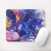 Tapis De Souris Chat Abstrait cosmique Dreamscape (Avec souris)