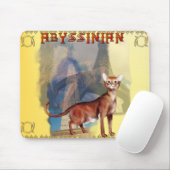 Tapis De Souris Chat abyssinien Mousepad (Avec souris)