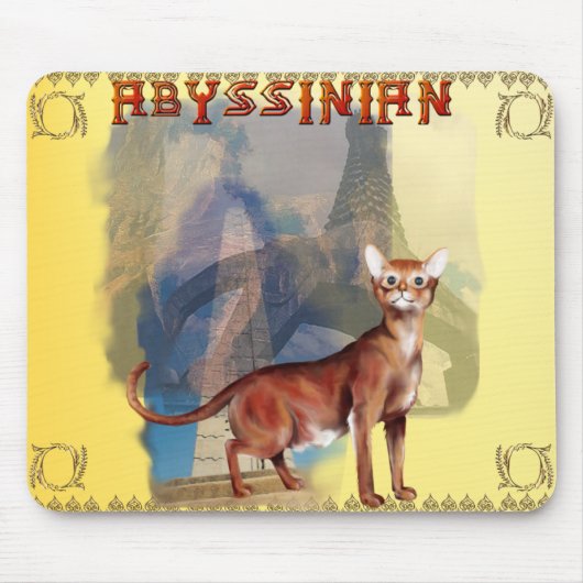 Tapis De Souris Chat abyssinien Mousepad (Devant)