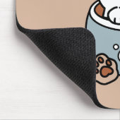 Tapis De Souris Chat adorable en Mug Conception de vacances - Chat (Coin)