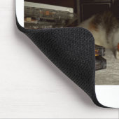 Tapis De Souris Chat affamé pour des cassettes (Coin)