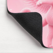 Tapis de souris chat ange rose mignon (Coin)