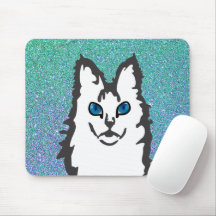 Chat Angora bleu