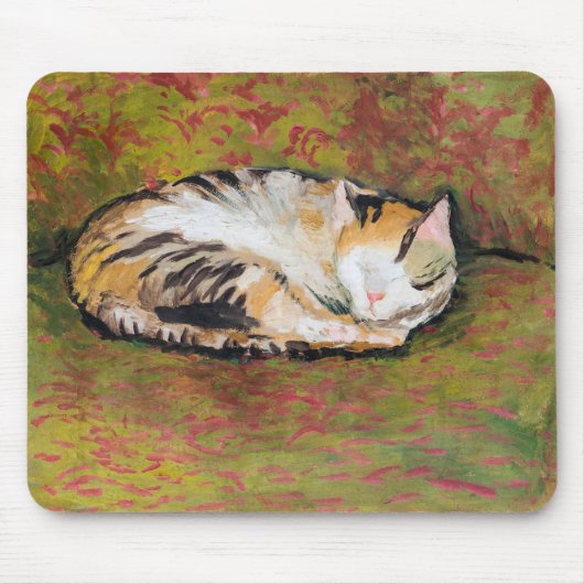 Tapis De Souris Chat, Août Macke Souris Pad (Devant)