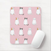 Tapis De Souris chat assis (Avec souris)