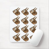 Tapis De Souris Chat au soleil à l'envers (Avec souris)