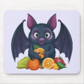 Tapis De Souris Chat aux fruits (Devant)