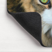 Tapis De Souris Chat aux yeux verts (Coin)