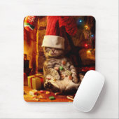 Tapis De Souris Chat avec prise sur la tête (Avec souris)