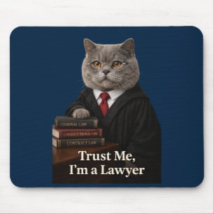Tapis de souris chat avocat drôle - Faites-moi con