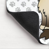 Tapis De Souris Chat Birman / Ragdoll Point Chocolat & Pattes Mign (Coin)