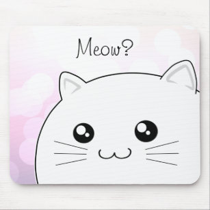 Tapis De Souris Chat Chibi Zazzle Be