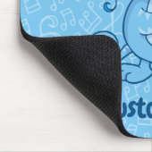 Tapis de souris chat bleu avec violon (Coin)