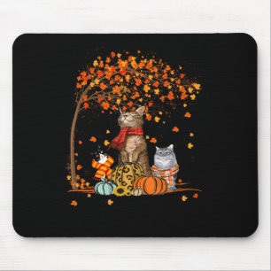 Tapis De Souris Chat C’est l’automne Y’all Citrouille Automne Hall
