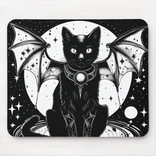 Tapis De Souris Chat Chat Cosmique Chat Chat I (Devant)