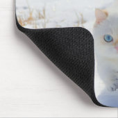 Tapis De Souris Chat, Chaton, Neige (Coin)