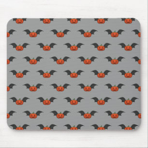 Tapis De Souris Chat Citrouille d'Halloween