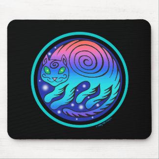 Tapis De Souris Chat cosmique Mousepad