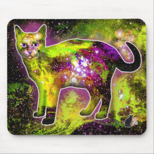 Tapis De Souris Chat cosmique Sigma
