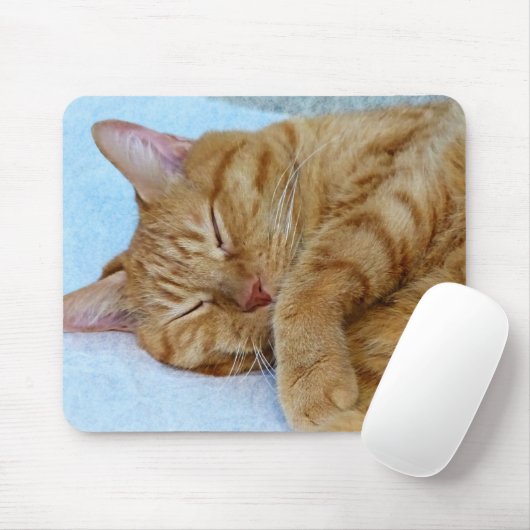 Tapis De Souris Chat couché (Avec souris)