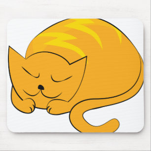 Tapis De Souris Chat couché