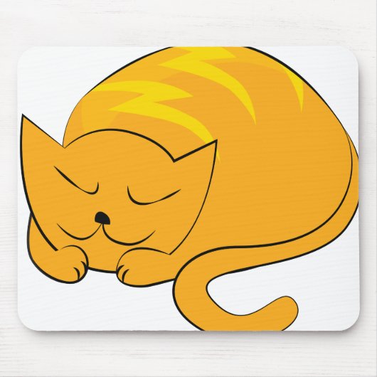 Tapis De Souris Chat couché (Devant)