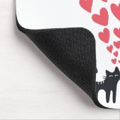 Tapis De Souris Chat dans l'amour (Coin)