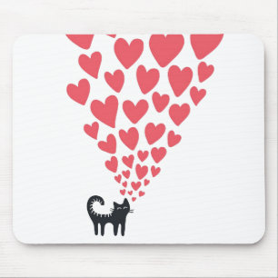 Tapis De Souris Chat dans l'amour