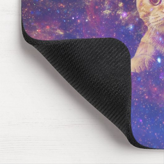 Tapis De Souris Chat dans l'espace (Coin)