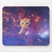 Tapis De Souris Chat dans l'espace (Devant)