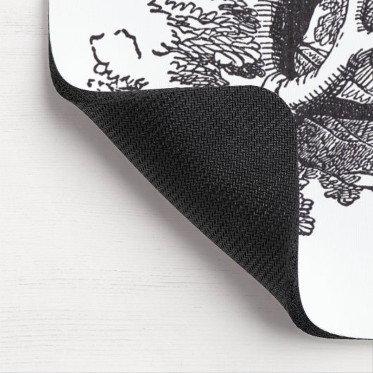 Tapis De Souris Chat de Cheshire (Coin)