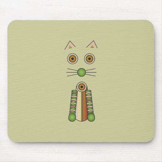 Tapis De Souris Chat de forêt (Devant)