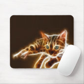 Tapis De Souris Chat de Fractalius Bengale (Avec souris)