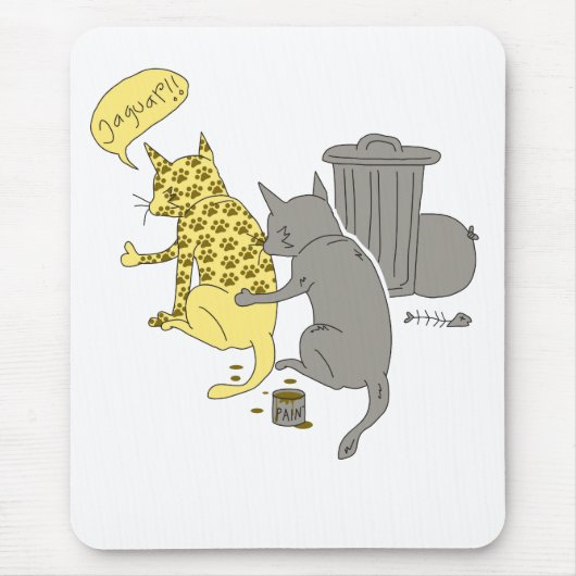 Tapis De Souris chat de jaguar (Devant)