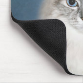 Tapis De Souris Chat de l'Himalaya de point bleu (Coin)