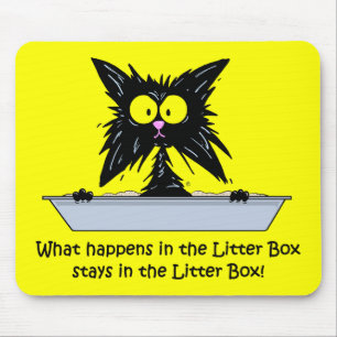 Tapis De Souris Chat de Litterbox