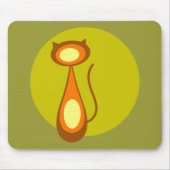 Tapis De Souris Chat de lune (Devant)