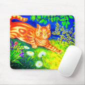 Tapis De Souris Chat de nuit (Avec souris)