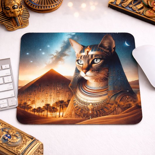 Tapis De Souris Chat de Pharaon du désert
