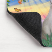 Tapis De Souris Chat de poupée (Point Bleu) - Feu (Coin)