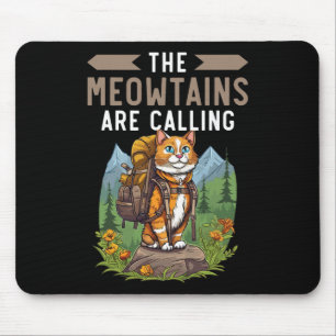 Tapis De Souris Chat de randonnée Chasseur de chats Propriétaire d