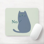 Tapis De Souris Chat de Rejet (Avec souris)